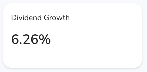 KPI - Dividend Growth